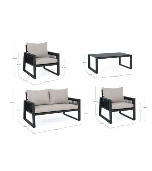 Salotto CAPTIVA outdoor BIZZOTTO | BHOME by Arredi Barbàra