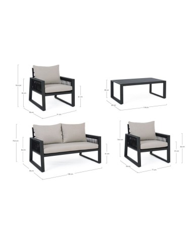 Salotto CAPTIVA outdoor BIZZOTTO | BHOME by Arredi Barbàra