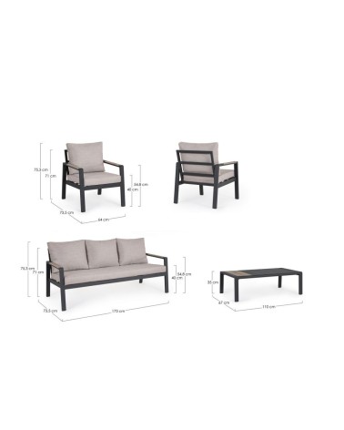 Sitzgruppe “ELNA” outdoor – BIZZOTTO