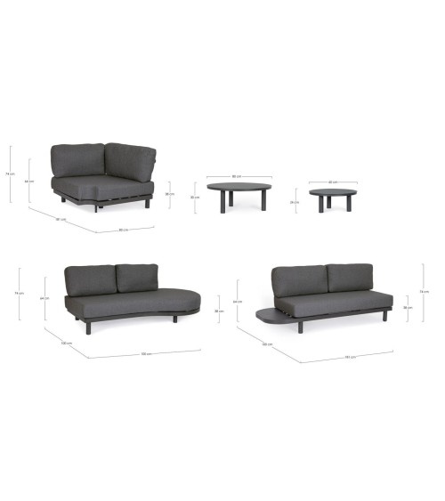Eck-Sitzgruppe “HERCULES” outdoor – BIZZOTTO