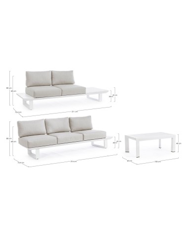 Eck-Sitzgruppe “KONNOR” outdoor – BIZZOTTO