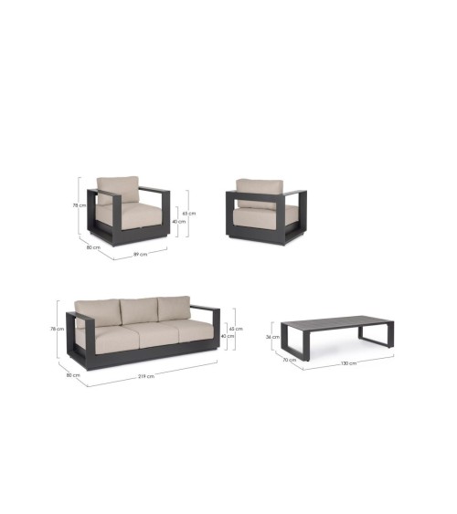 Salotto MOSES outdoor BIZZOTTO | BHOME by Arredi Barbàra