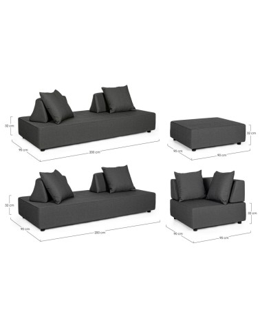 Salotto angolare PIPER outdoor BIZZOTTO | BHOME by Arredi Barbàra