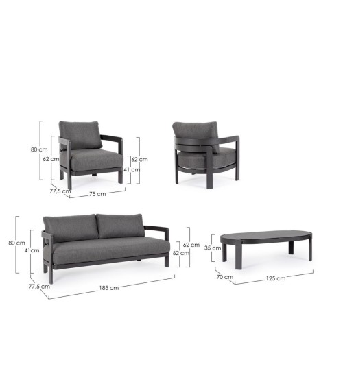 Sitzgruppe “PRESLEY” outdoor – BIZZOTTO