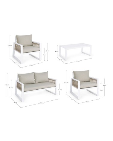 Salotto CAPTIVA outdoor BIZZOTTO | BHOME by Arredi Barbàra