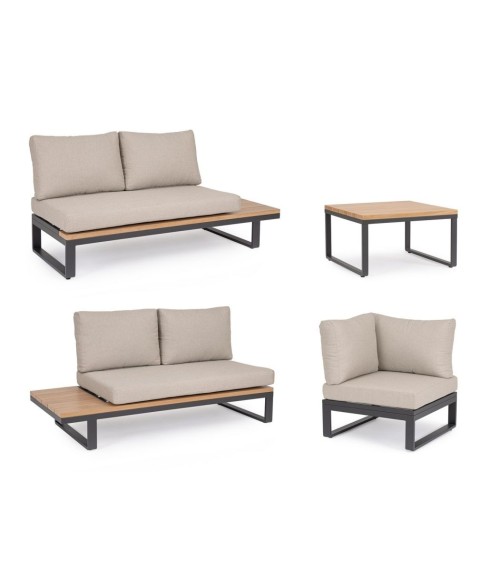 Salotto angolare ZELMAR outdoor BIZZOTTO | BHOME by Arredi Barbàra