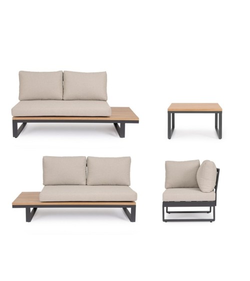 Salotto angolare ZELMAR outdoor BIZZOTTO | BHOME by Arredi Barbàra