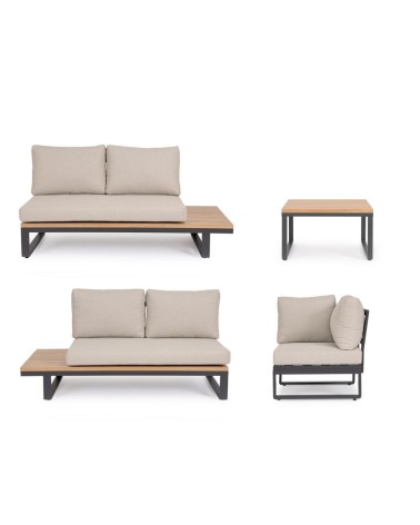 Salotto angolare ZELMAR outdoor BIZZOTTO | BHOME by Arredi Barbàra