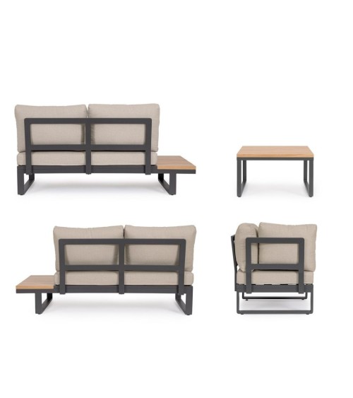 Salotto angolare ZELMAR outdoor BIZZOTTO | BHOME by Arredi Barbàra