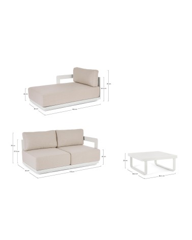 Salotto lounge MARIEL outdoor BIZZOTTO | BHOME by Arredi Barbàra