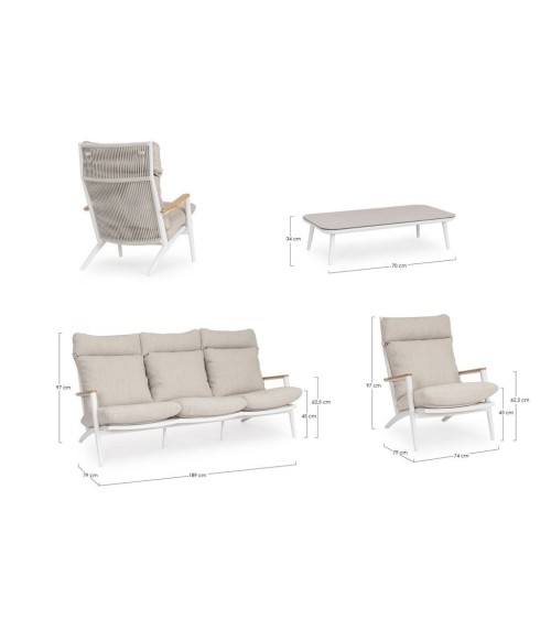 Sitzgruppe “IBISCO” outdoor – BIZZOTTO