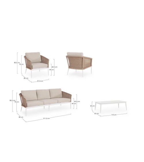 Salotto OCEANA outdoor BIZZOTTO | BHOME by Arredi Barbàra