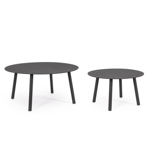 Set de mesas de centro “AMINTA” Ø60 / Ø80 outdoor – BIZZOTTO