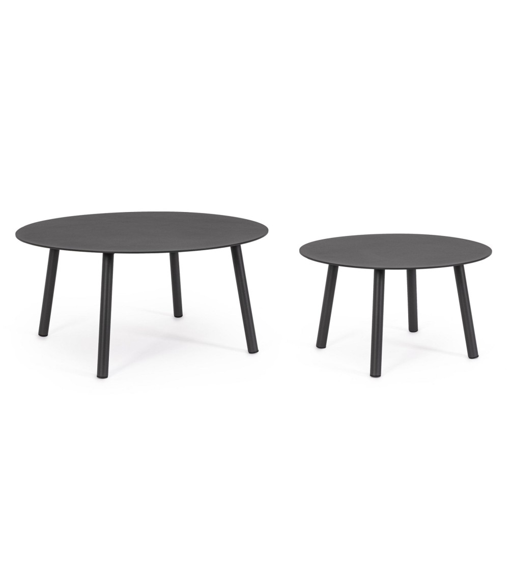 Set de mesas de centro “AMINTA” Ø60 / Ø80 outdoor – BIZZOTTO