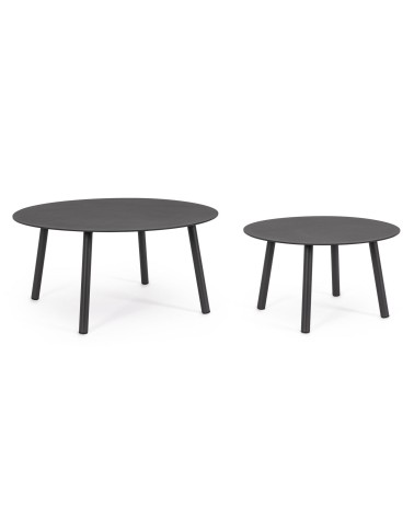 Set de mesas de centro “AMINTA” Ø60 / Ø80 outdoor – BIZZOTTO