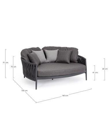 Daybed JACINTA outdoor BIZZOTTO | BHOME by Arredi Barbàra