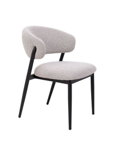 Sedia CASSANDRA BIZZOTTO imbottita effetto bouclé