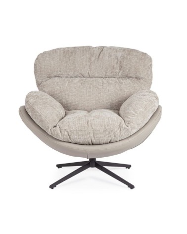 Sillón giratorio ADINDA BIZZOTTO en polipiel