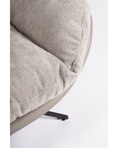Sillón giratorio ADINDA BIZZOTTO en polipiel