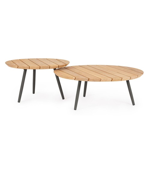 Set de mesas de centro “IVISSA” Ø60 / Ø80 outdoor – BIZZOTTO