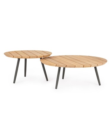 Set de mesas de centro “IVISSA” Ø60 / Ø80 outdoor – BIZZOTTO