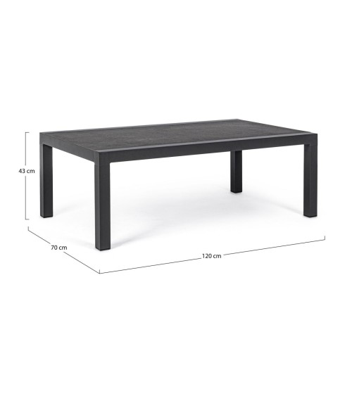 Mesa de centro “KLEDI” 120×70 outdoor – BIZZOTTO