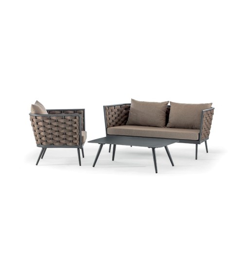 Nizza Set GRATTONI – Ensemble lounge extérieur | BHOME by Arredi Barbàra