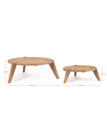 Set de mesas de centro “CAMDEN” outdoor – BIZZOTTO