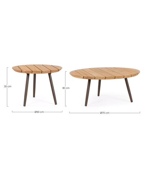 Set de mesas de centro “TALAIA” outdoor – BIZZOTTO